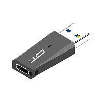 переходник type-c - usb гнездо type-c - штекер usb 3.0, ot-pcc33  фото