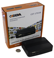 Цифровая приставка CADENA CDT-1791SB эфирный DVB-T2/C тв приставка без абонплаты TV-тюнер медиаплеер от магазина Электроника GA