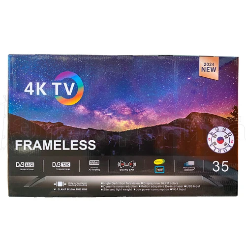 телевизор 32" 4k tv 4k-3500   безрамочный экран,  t2/s2/ci+ (простой)  фото