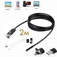 эндоскоп usb орбита ot-sme12 для смартфонов microusb (8мм, 1280*720, 2м)  фото