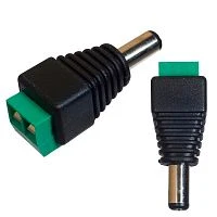 коннектор питания h40 штекер 5,5*2,1 с самозажимной клеммной колодкой, разъем, штекер питания  фото