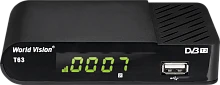 Ресивер  эфирный HD (DVB-T2)          World-Vision T63  пласт, круп.шрифт,б/кноп,дисп,безYouTubе от магазина Электроника GA
